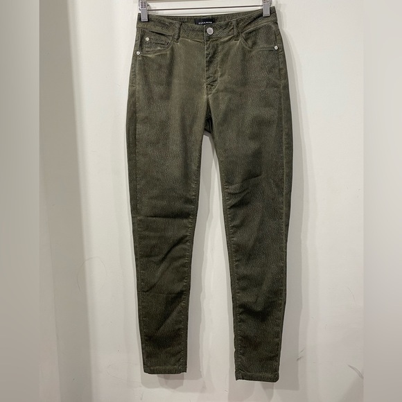 Eva Kayan Skinny Jeans in Army Green Reptile Print size 6 - Picture 3 of 13